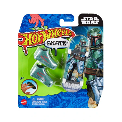 Hot Wheels Skate Parmak Kaykay ve Ayakkabı Paketleri Boba Fett JGL92