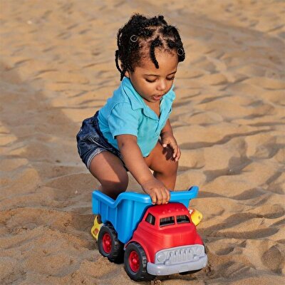 LC Büyük Kırmızı Kasalı Mavi Kamyon 30842