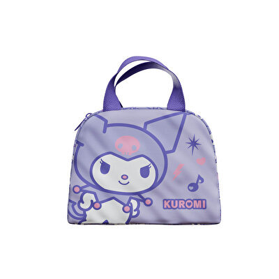 Kuromi Desenli Termal Beslenme Çantası Lila