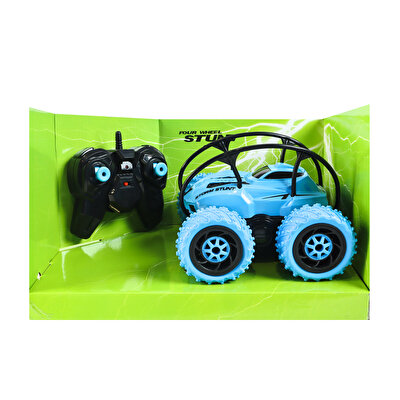 Uzaktan Kumandalı Mavi Taklacı Araba