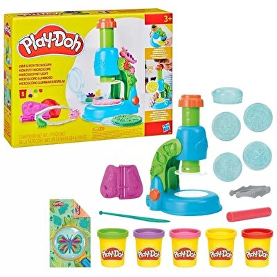 Play Doh Işıklı Mikroskop Oyun Seti