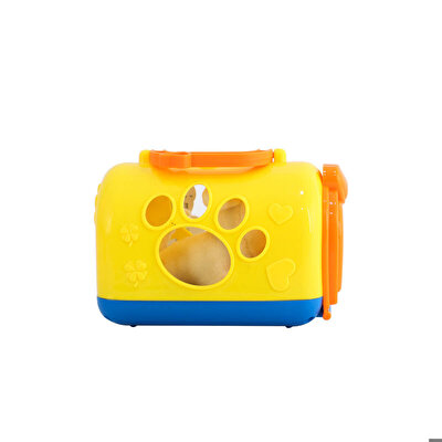 Sarı Çantalı Peluş Köpek Oyun Seti