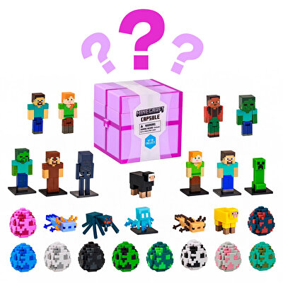 Minecraft Capsule Sürpriz Figür Mor