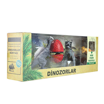 Yumurtalı Dinozor Set