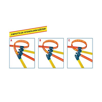 Hot Wheels Track Builder Unlimited Ayarlanabilir Çember Paketi GVG07