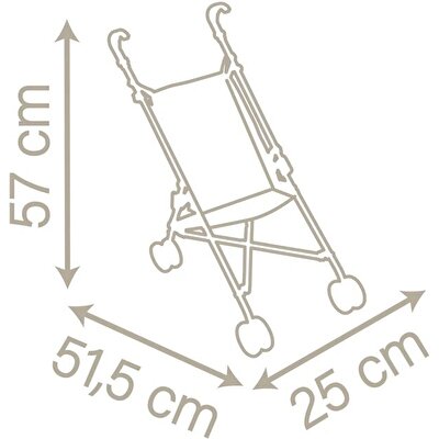 Smoby Baby Nurse Katlanabilir Oyuncak Bebek Arabası