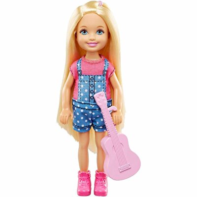 Barbie Kampta Serisi Chelsea Bebek ve Aksesuarı Gitarlı Bebek DYX05