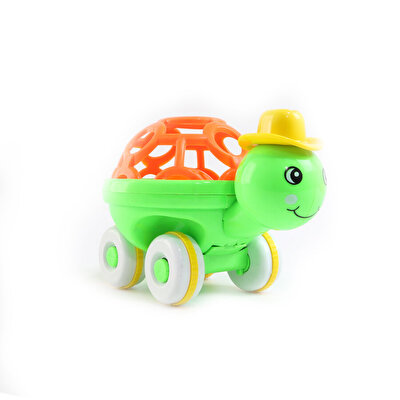 Sevimli Kaplumbağa Çıngıraklı Top Turuncu