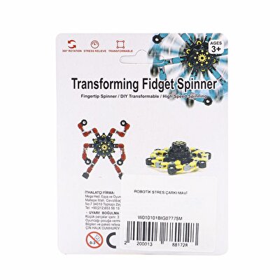 Robotik Stres Çarkı Mavi