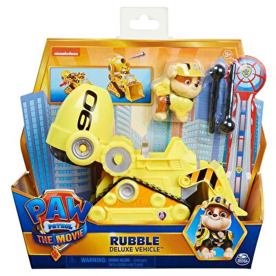 Paw Patrol Filmi Deluxe Temalı Araç - Rubble