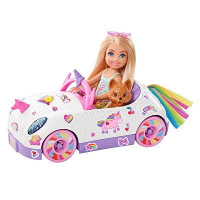 Barbie Chelsea Bebek ve Arabası GXT41