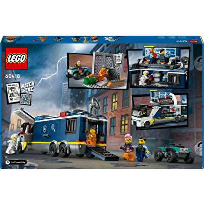 LEGO City Polis Mobil Suç Laboratuvarı Kamyonu 60418
