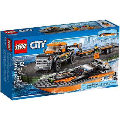 LEGO® City 4x4 with Powerboat