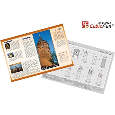 Cubic Fun 3D Galata Kulesi 3D Puzzle