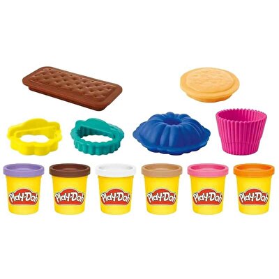Play Doh Yiyecek Şekilleri Oyun Hamuru Pastacı Seti G1614