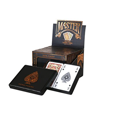 Master Plastik 2'li Oyun Kağıdı (Mika Kutu)
