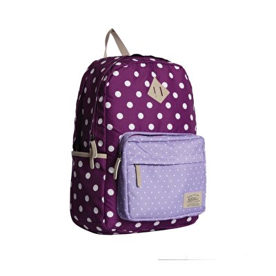 Kaukko Dots Sırt Çantası Mor
