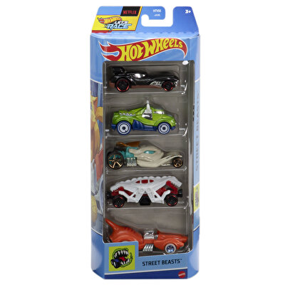 Hot Wheels Beşli Araba Seti Street Beasts HTV55