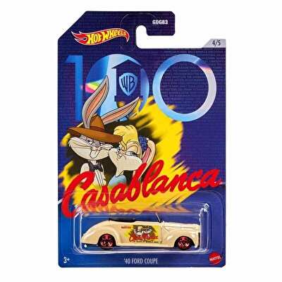 Hot Wheels Warner Bros 100. Yıl Temalı Arabalar 40 Ford Coupe HLK31