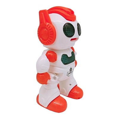 Uzaktan Kumandalı Sesli Disk Atan Robot Turuncu