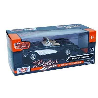 Motormax 1:24 1959 Corvette Siyah