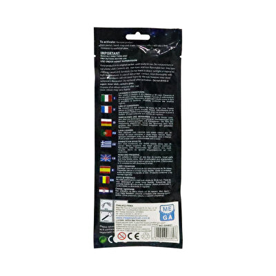 Parlayan Floresan Kalp Değnek