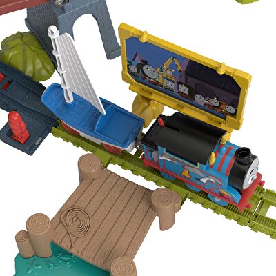 Thomas ve Arkadaşları Thomas ve Skiff Açılır Köprü Macerası (Motorlu Tren) HGX65
