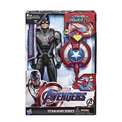 Marvel Avengers Endgame Titan Hero Power FX Captain America Figür E3301