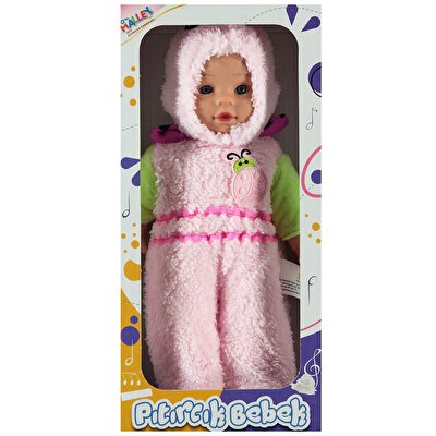 Kostümlü Pıtırcık Bebek Uğur Böceği Desenli 35 Cm