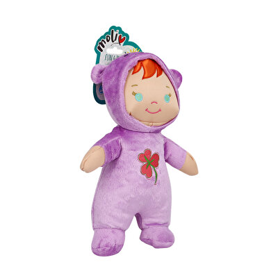 Moliv İlk Soft Bebeğim Bez Bebek Mor