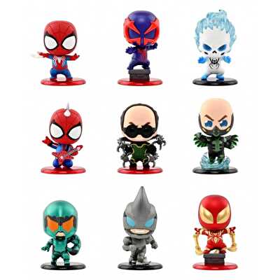 Marvel Spider Man Cosbi Bobble-Head Koleksiyon Figürü Sürpriz Paket