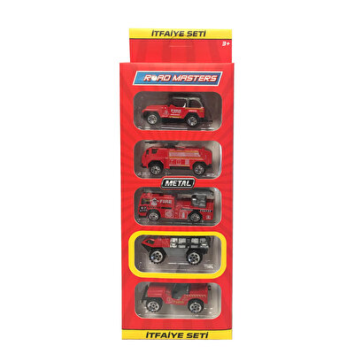 5'li Die Cast İtfaiye Aracı