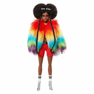 Barbie Extra Renkli Ceketli Bebek GVR04