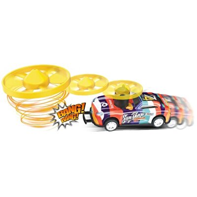 Bump Spin Çek Bırak Disk Fırlatan Araba