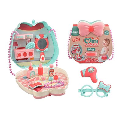 Boncuk Askılı Çantalı Güzellik Seti 16 Parça