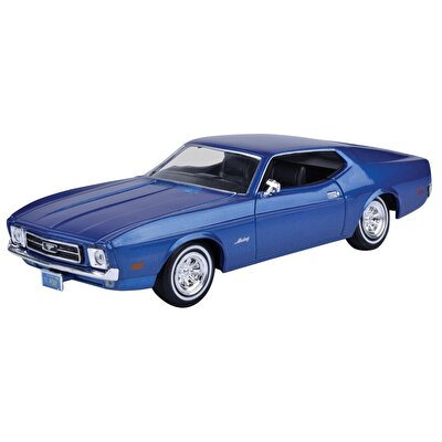 Motormax 1:24 1971 Ford Mustang Sportsroof Mavi