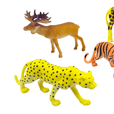 Poşette 6'lı Vahşi Hayvan Seti