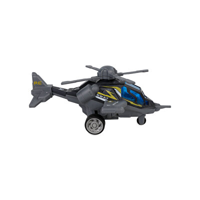Sesli Işıklı Helikopter Gri