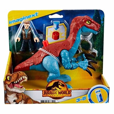 Imaginext Jurassic World Araçlar Therizinosaurus ve Owen GVV63