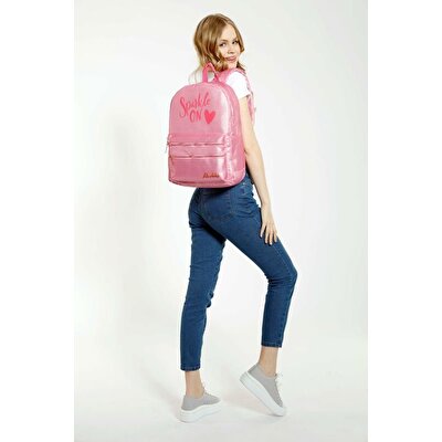 Kaukko Sparkle Pembe Sırt Çantası