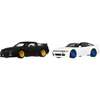 Hot Wheels 2'li̇ Premi̇um Araba Seti̇ 96 Nissan 180SX Type X & Nissan Sileighty JBK96