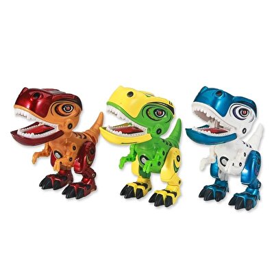 Işıklı ve Sesli Die Cast Kırmızı Dinozor