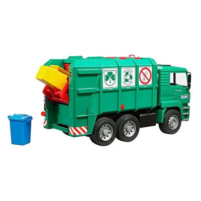 Bruder MAN TGA Çöp Kamyonu Yeşill