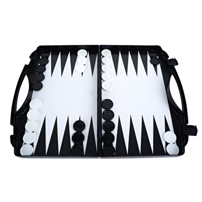 Çantalı 3’lü Dama Tavla ve Satranç Oyun Seti