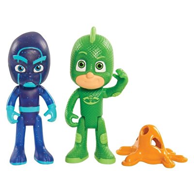 PJ Maskeliler İkili Figür Gekko ve Night Ninja