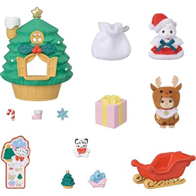 Sylvanian Families Bebek Noel Baba’nın Yılbaşı Ağacı Evi