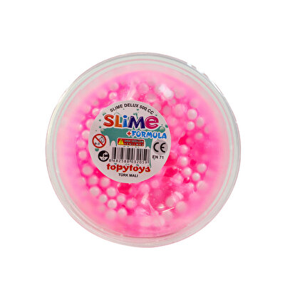 Slime Delux Büyük Köpüklü Pembe 500 ml.