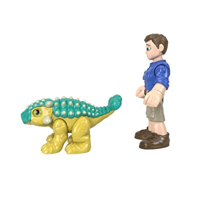 Imaginext Jurassic World Figürler Ankylosaurus Bumpy ve Ranger HCJ05