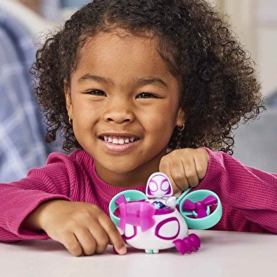 Spidey and His Amazing Friends Aksiyon Figürü ve Araç Seti Ghost-Spider G2459