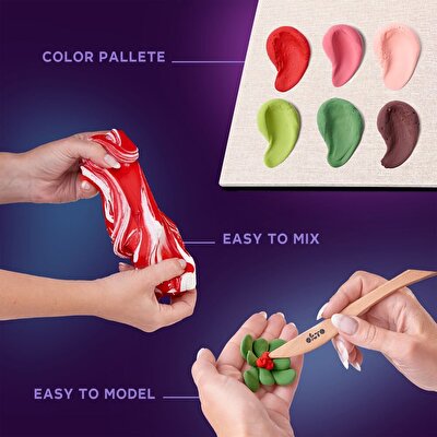 OKTO Succulents Passion 3D Duyusal Sanat Seti